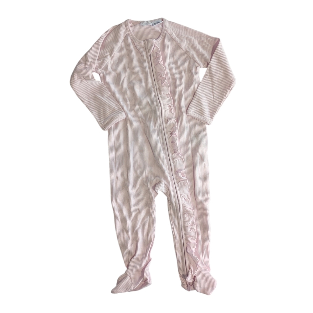 Jamie Kay Soft Pink Ruffle Footie
